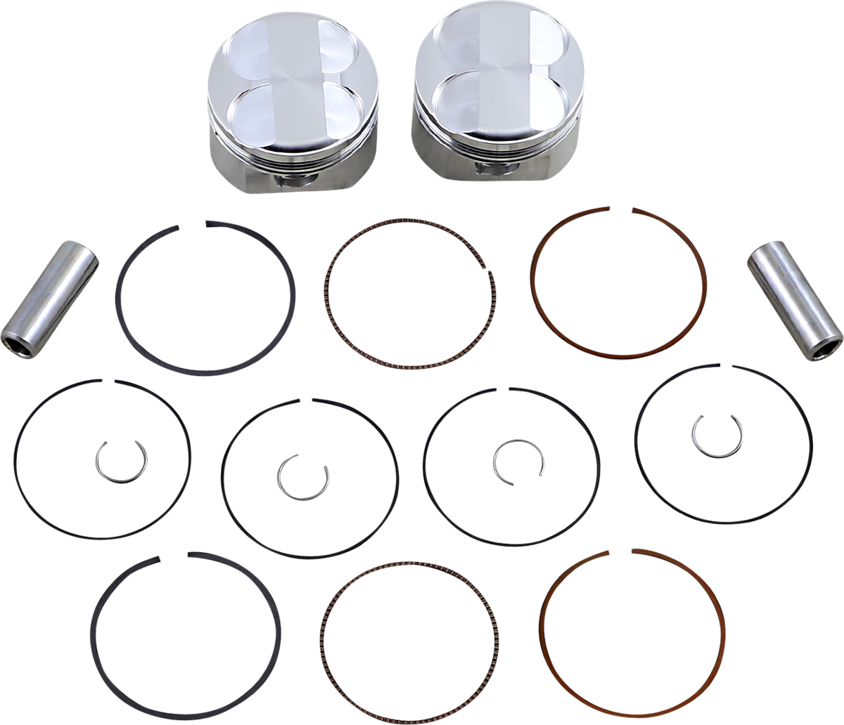 JE PISTONS Piston Kit - 62.00 mm - 12.5:1 CR - Kawasaki 374023