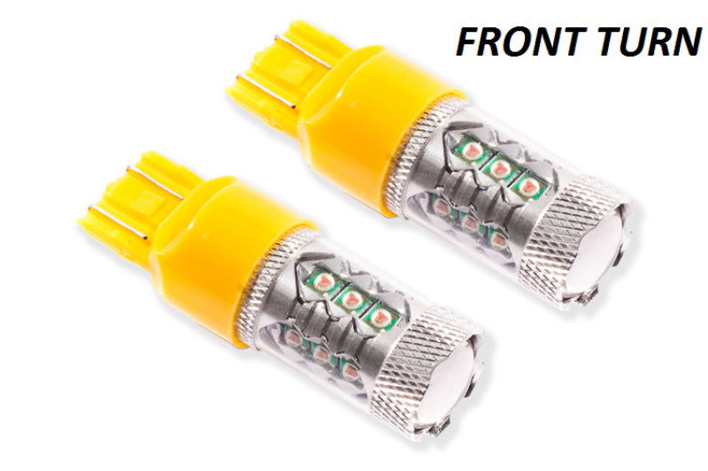 Diode Dynamics 7443 LED Bulb HP48 LED - Amber (Pair)