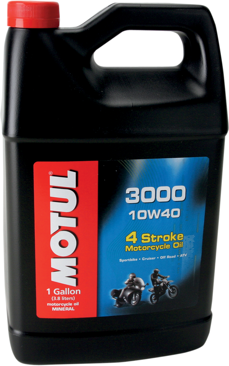 MOTUL 3000 Mineral 4T Engine Oil - 10W-40 - 1 US gallon 107693