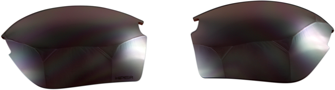 100% Sportcoupe HiPER Silver Mirror Replacement Lenses - Part 62025-008-01 for Sport and Cycling Glasses