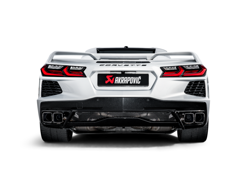 Akrapovic Slip-On Line for 2020 Chevrolet Corvette Stingray C8 with Titanium Tips