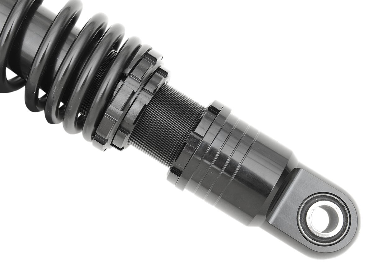 Drag Specialties C16-0160AB Premium Ride-Height Adjustable Motorcycle Shocks - 11 Inch Black for Harley-Davidson Touring Models