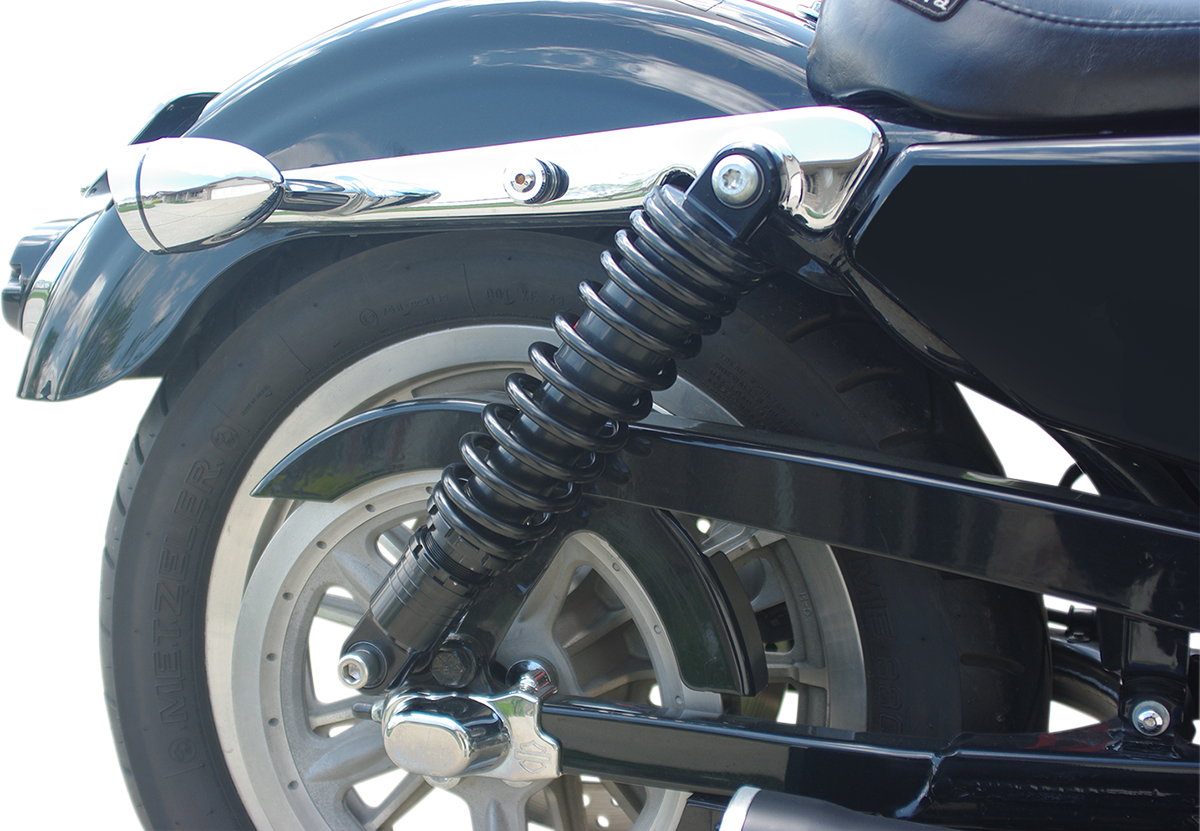 Drag Specialties C16-0154AB Premium Ride-Height Adjustable Shocks for Harley-Davidson Touring Models - 13 Inch - Black