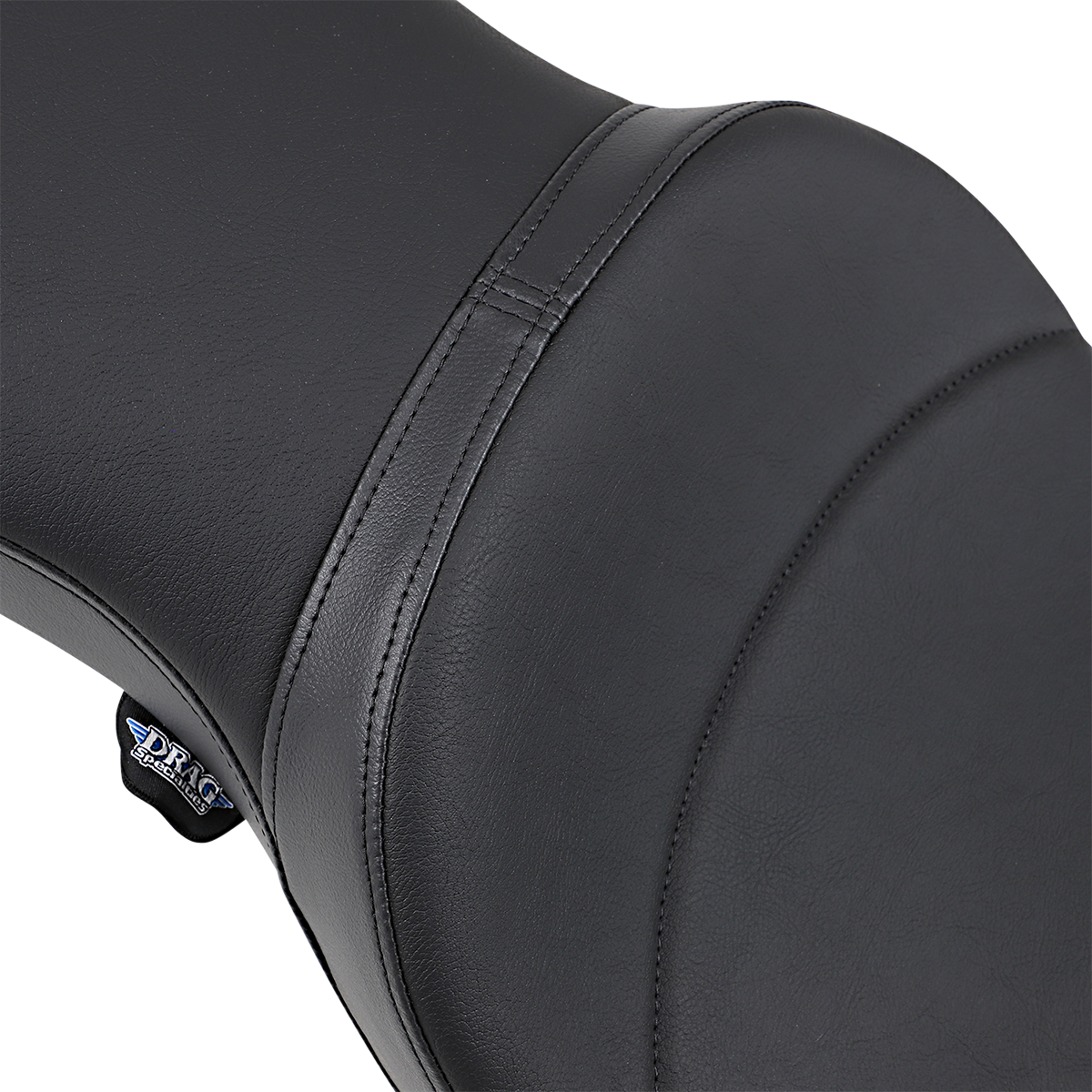 Drag Specialties Seats Predator III Double Diamond Seat with Red Stitching for Harley FXD/FLD 2006-2017 – Model 0803-0604