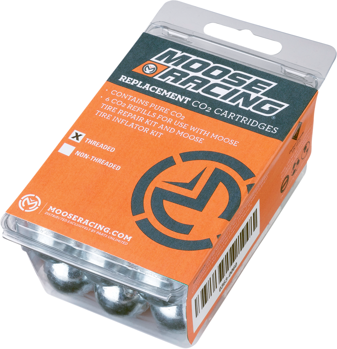MOOSE OFFROAD Cartridge - 16 Gauge Non Thread - CO2 0363-0061