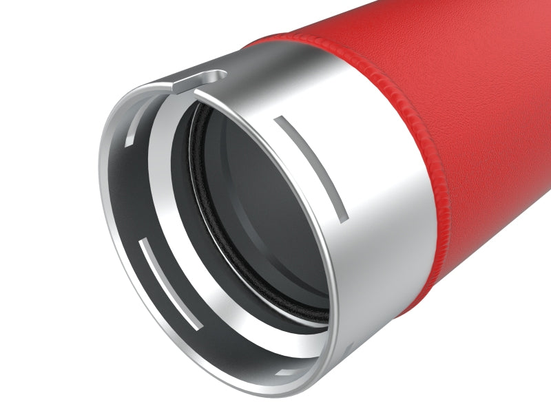 aFe BladeRunner Aluminum Hot & Cold Charge Pipe Kit for Ford F250/F350 Super Duty V8-6.7L (2023-2025) - Red