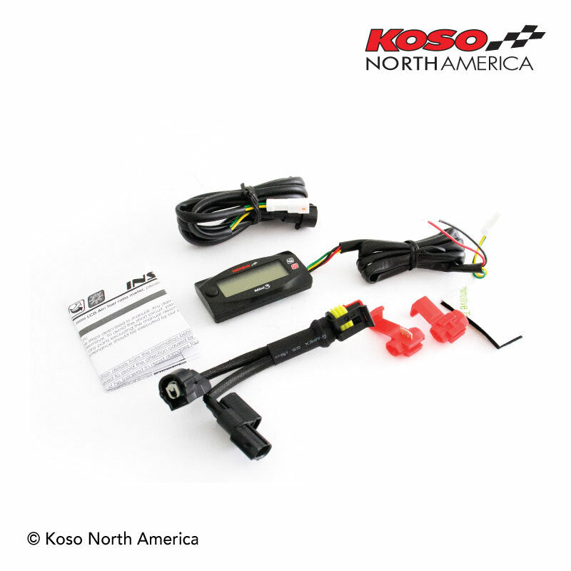KOSO Honda Grom Mini 3 Air/Fuel Ratio Gauge Part BA003214 for 2014-2015 Honda MSX125 Grom