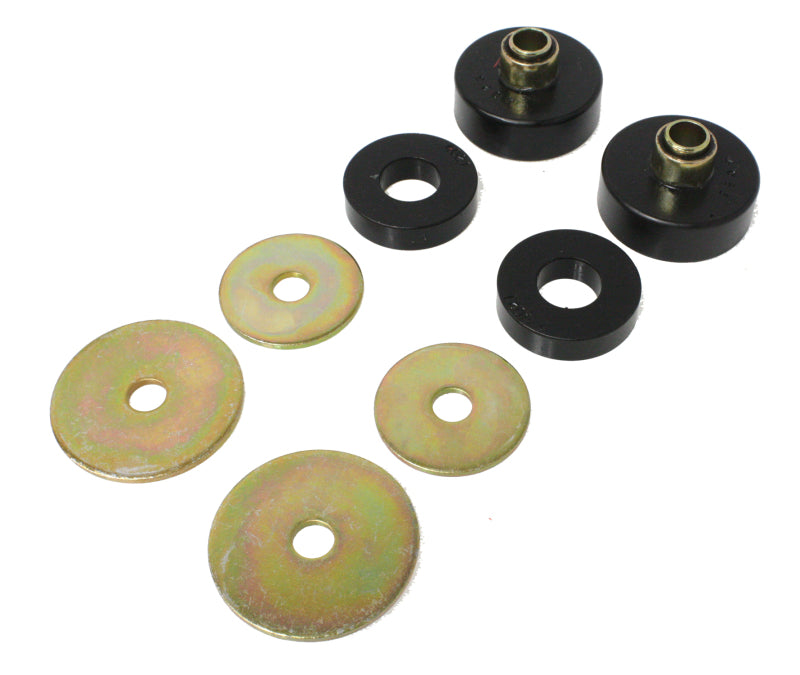 Energy Suspension Part 9.4101G Universal Mounts/Isolator Kit for GM Vehicles - Black Polyurethane, 2WD