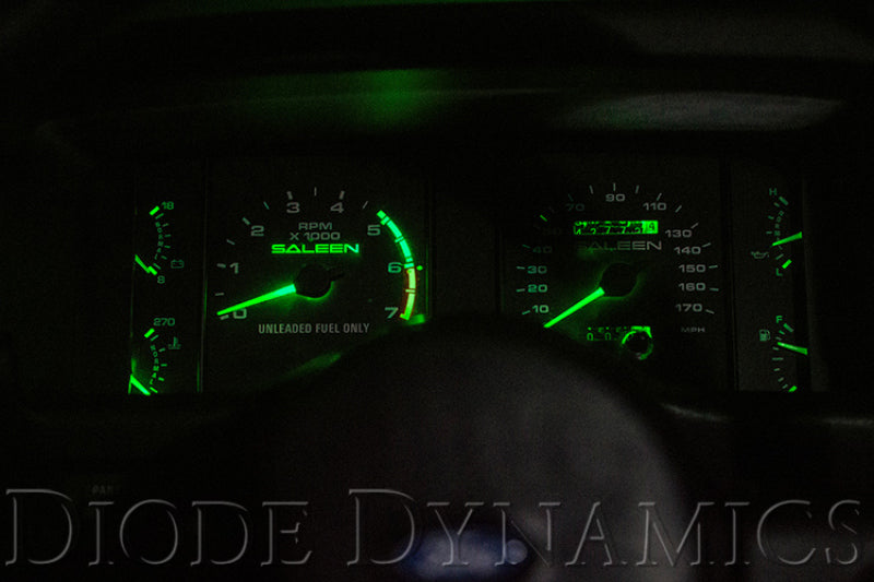 Diode Dynamics 194 LED Bulb SMD2 LED - Green Set of 12