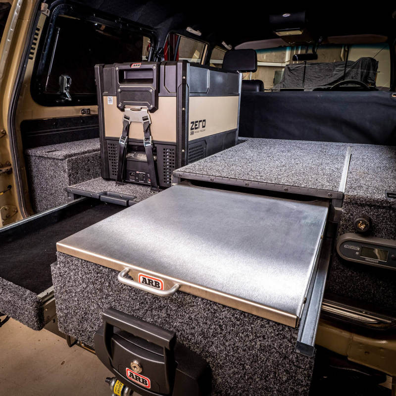 ARB R/Draw Table Stainless Steel for ARB Cargo Drawers RDTAB1355