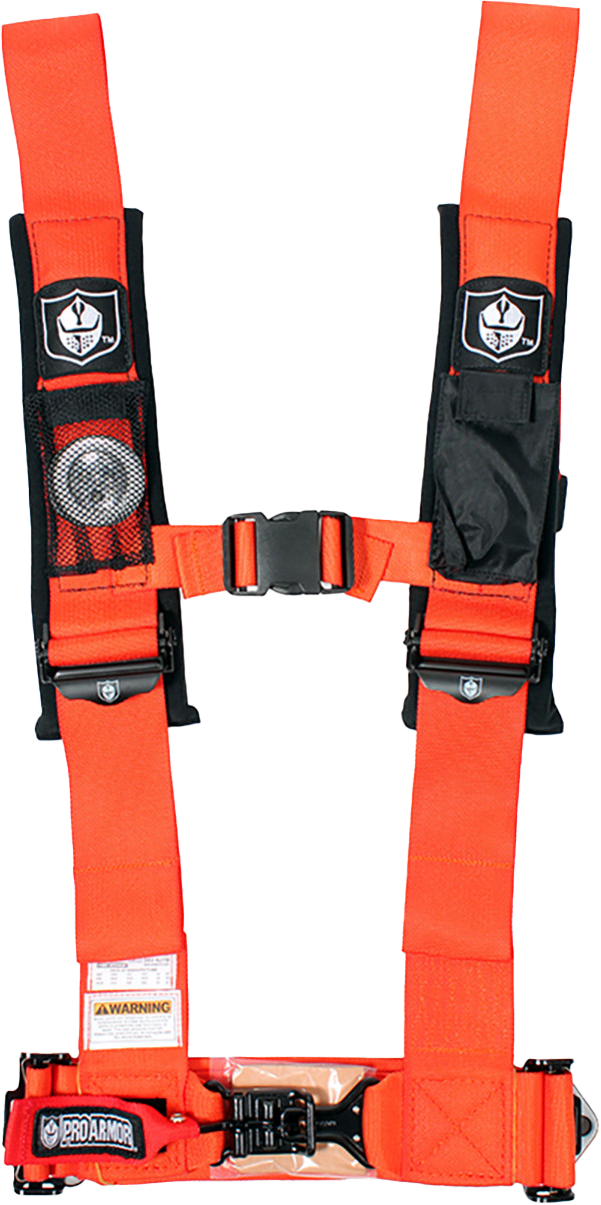 PRO ARMOR A115230OR 5-Point Harness with 3-Inch Shoulder Pads - Fits Off-Road Vehicles
