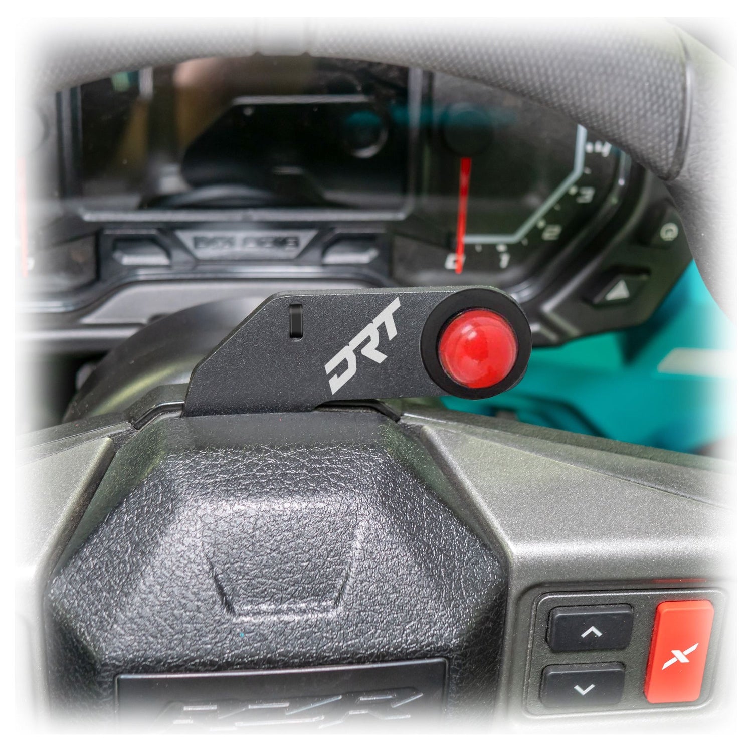 Polaris RZR Pro R / Turbo R Steering Wheel Single Push-To-Talk Plate