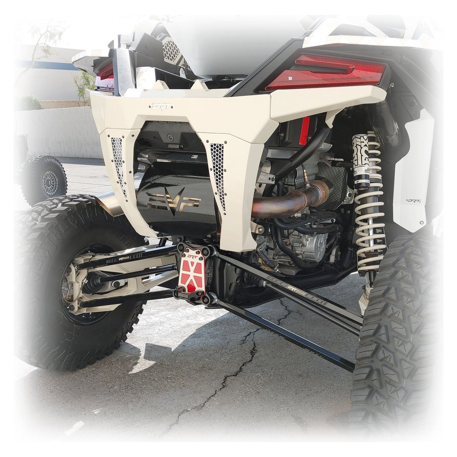 Polaris RZR Pro R / Turbo R Billet Aluminum High Clearance Radius Rod Set | DRT Motorsports