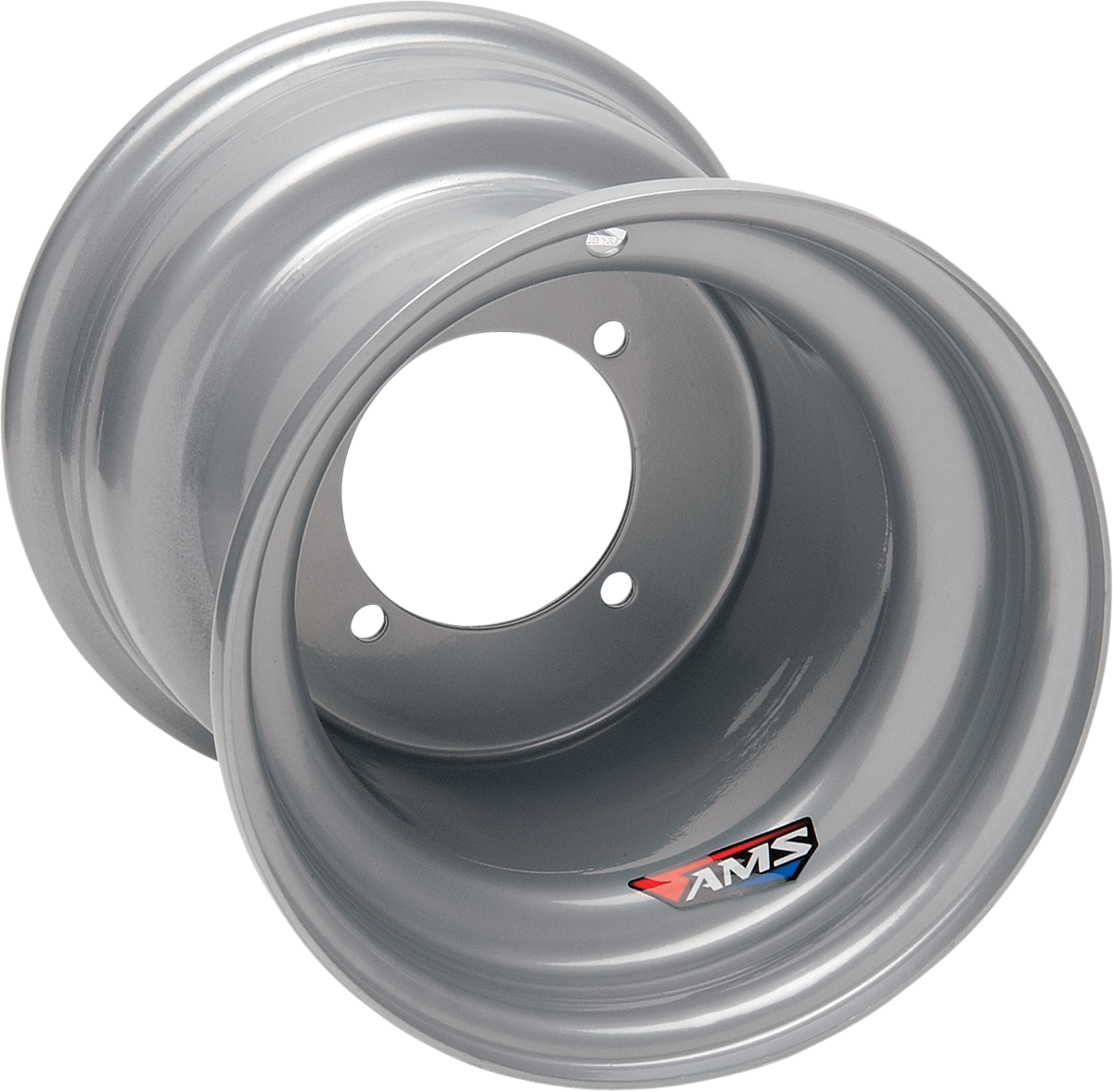 AMS Steel Wheel - Rear - Chrome 9x9 for ATV - Part Number 9923-697
