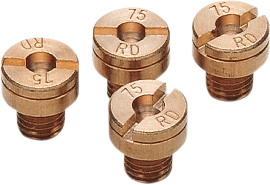 EBC A-Bax Precision Mikuni-Style Slot Head (SJ Prefix) Main Jets - #157.5 - 4-Pack SJ157.5-4