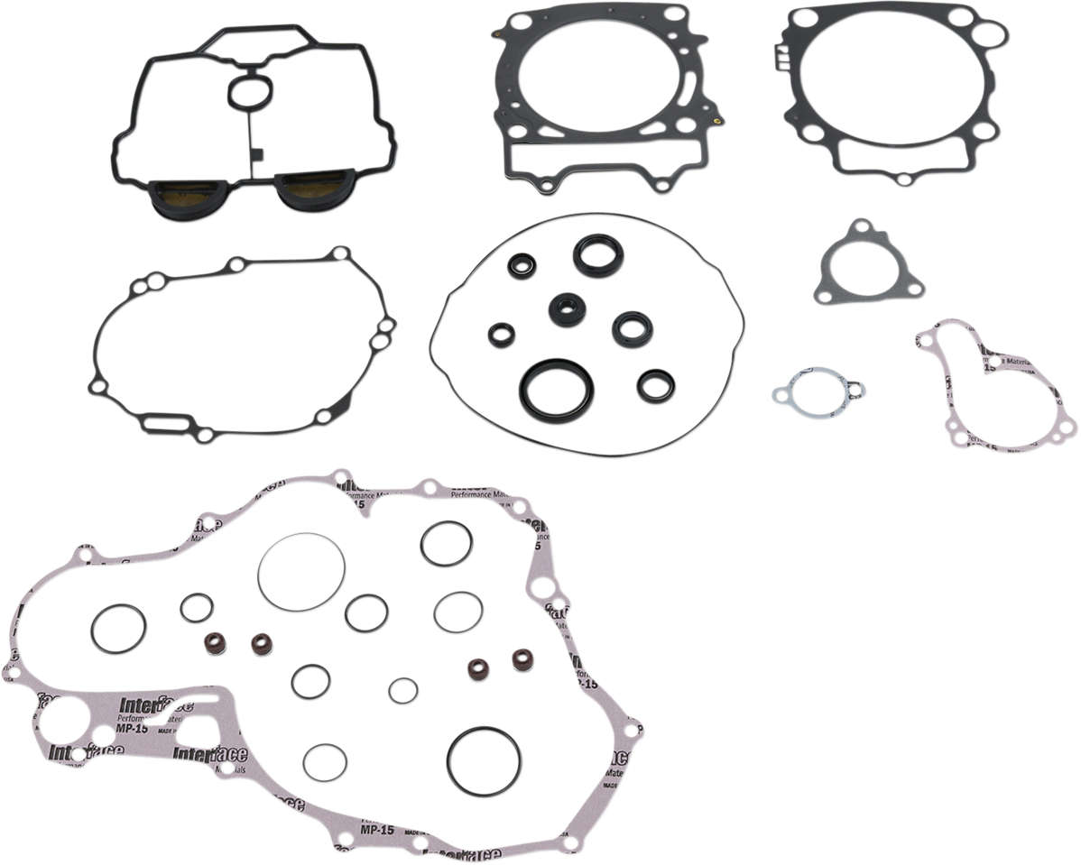 Moose Offroad Complete Motor Gasket Kit with Oil Seals for Yamaha 811997MSE – Engine and Transmission Rebuild Kit