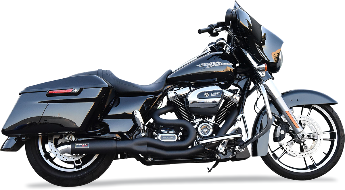 BASSANI XHAUST Road Rage II 2-Into-1 Mid-Length Exhaust System - Chrome 1F62C