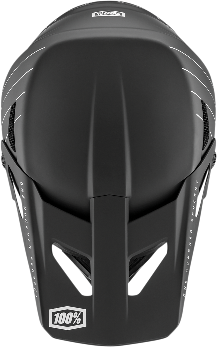 100% Status Helmet - Black, XL - Lightweight Fiberglass Shell with Active Cooling System for Honda, Yamaha, Kawasaki, Suzuki Motorcycles