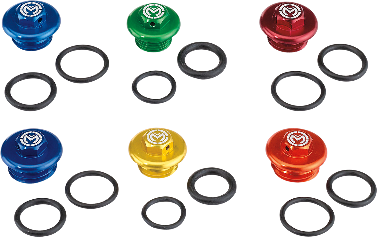 MOOSE OFFROAD Oil Cap Kit - Red - Honda T14-6302R