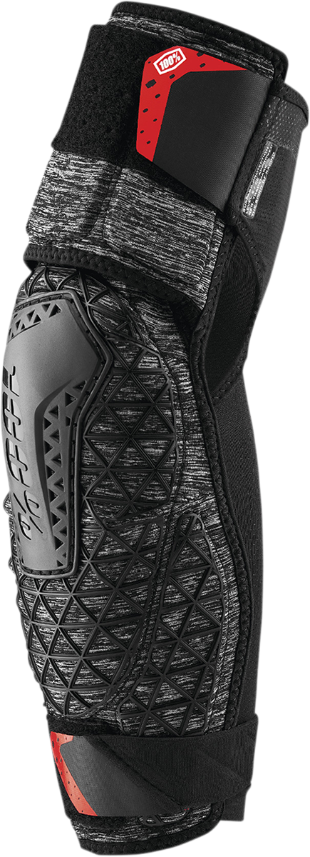 100% Surpass Elbow Guards - Heather Gray/Black, Large - Impact-Resistant Motorcycle Protection for Off-Road and Trail Riding