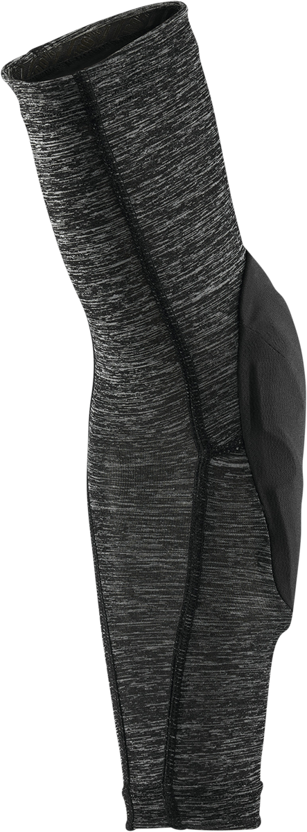 100% Teratec Elbow Guards - Heather Gray/Black, Large – Compatible with Off-Road and Mountain Biking