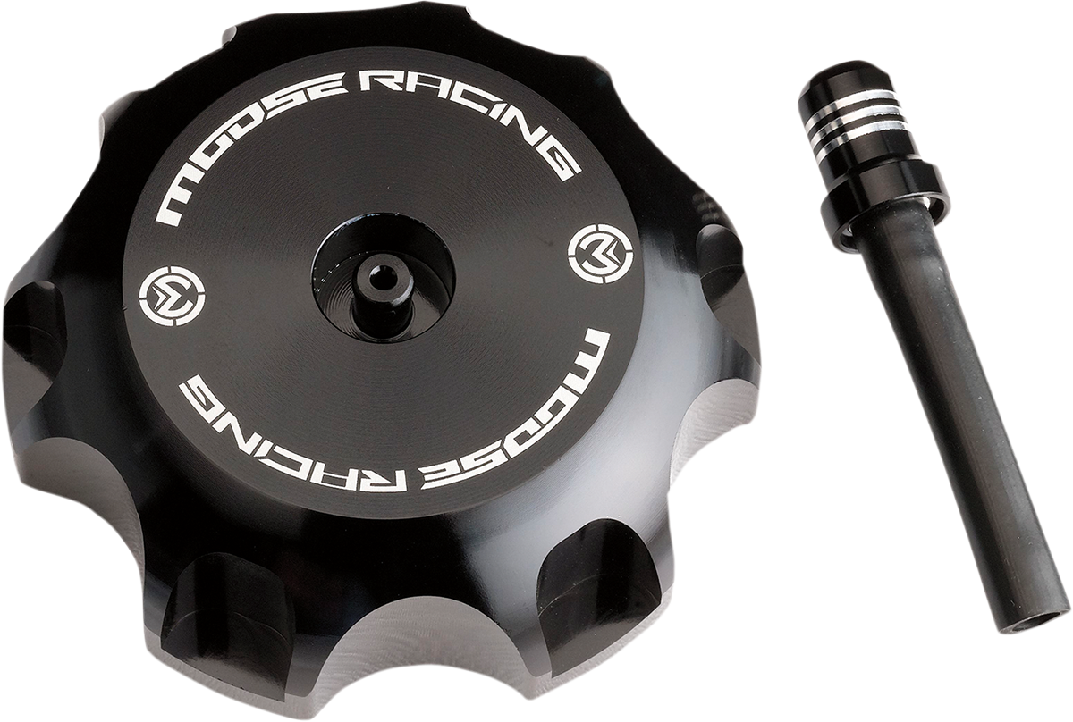 MOOSE OFFROAD Aluminum Gas Cap - Black - IMS Tanks T03-4133GB