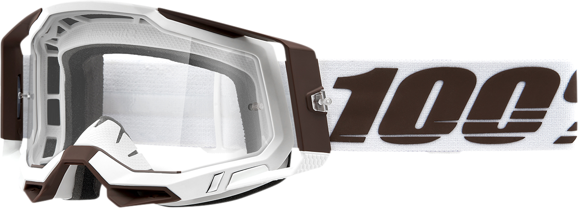 100% Racecraft 2 Snowbird Clear Lens Goggle - Part 50009-00007 for Off-Road and Motocross Vehicles