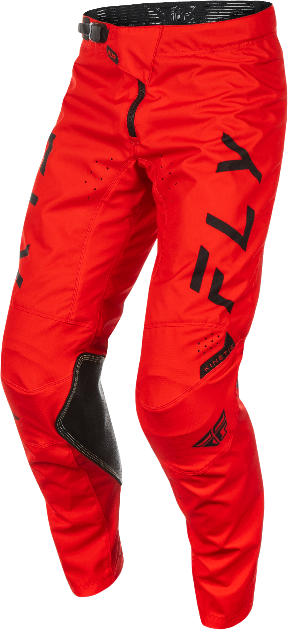 Fly Racing Kinetic Center Pants Red/Black Size 40 – Motorcycle Riding Gear with Ventilation and Flexibility