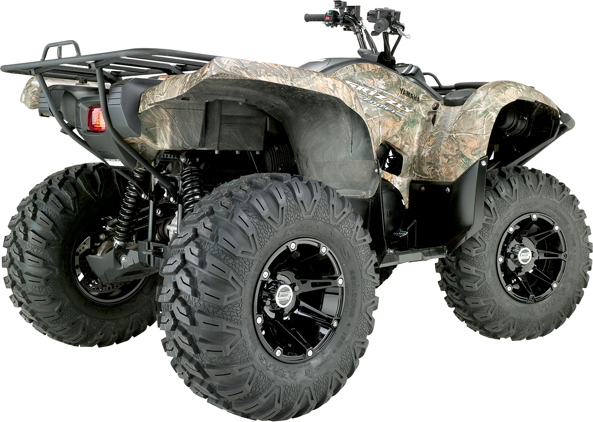 MOOSE OFFROAD Wheel - 387X - Rear - Black - 12x8 - 4/136 - 4+4 387MO128136GB4