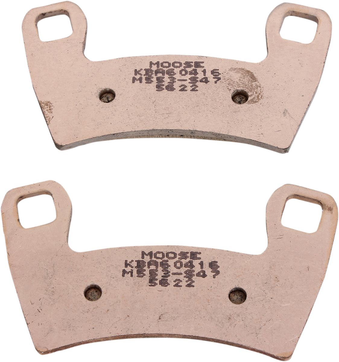 Moose Offroad XCR Front Brake Pads for Polaris M553-S47 - Durable Sintered Metal Construction