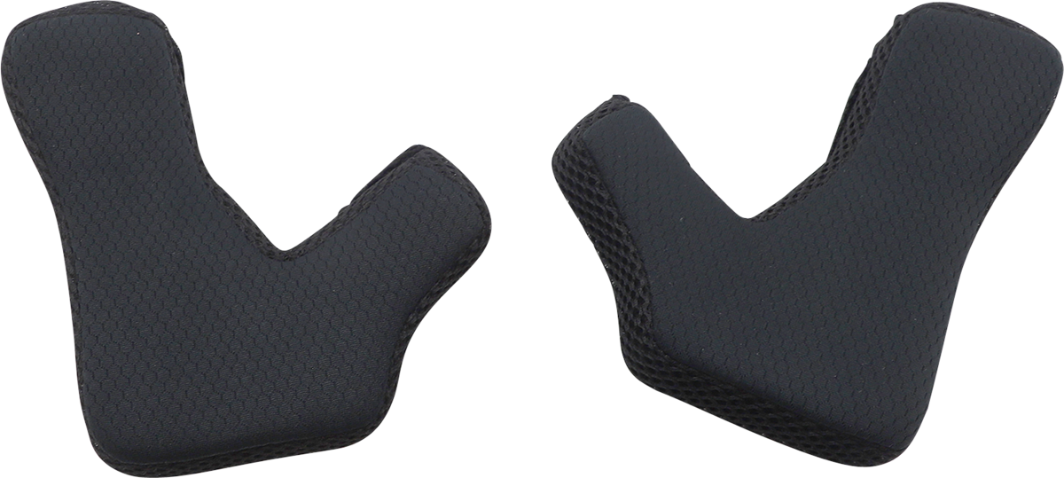 100% Aircraft Cheek Pads - XS/L | Moisture-Wicking, Washable Motorcycle Helmet Comfort Pads
