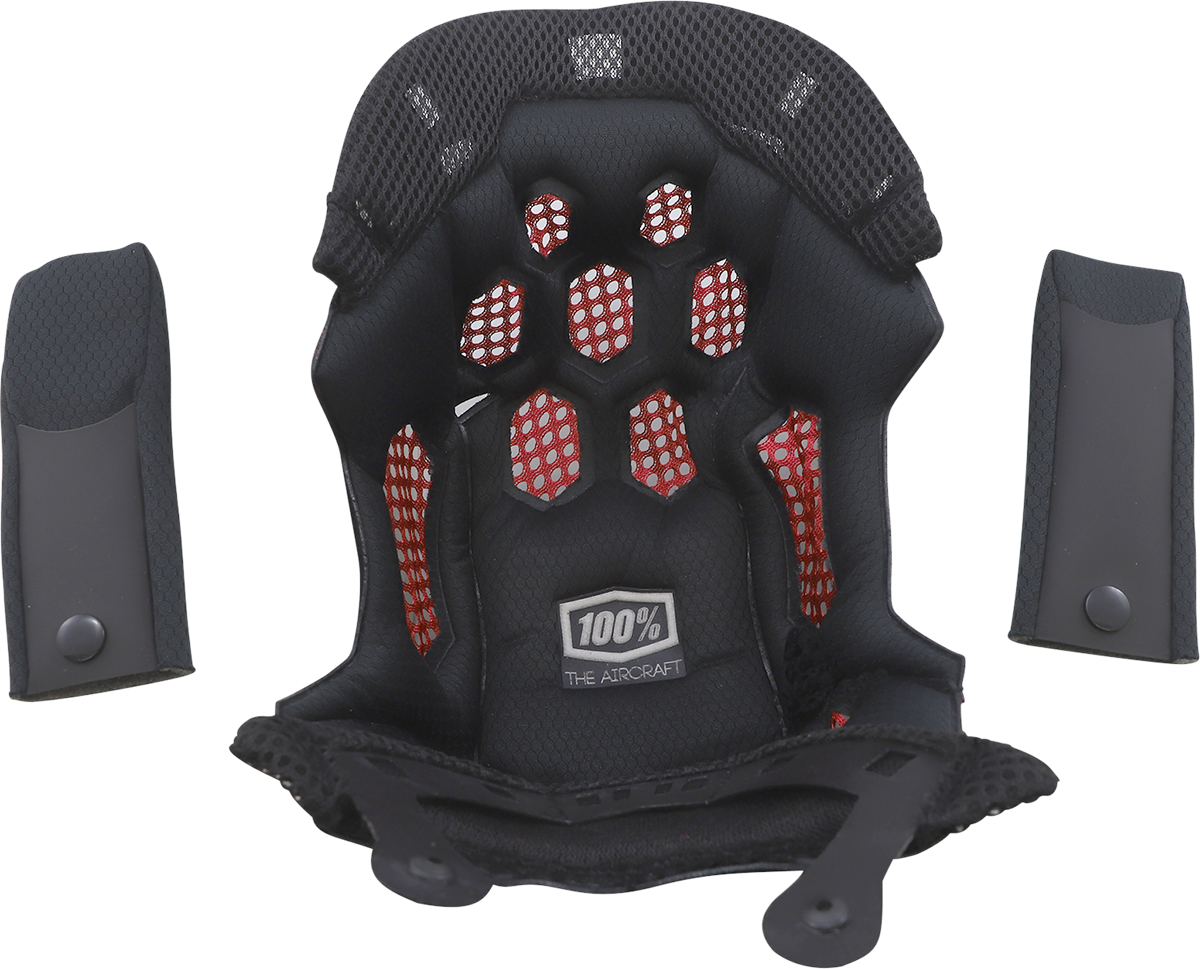 100% Aircraft Liner Medium 89007-00003 - Washable Comfort Liner for Off-Road and Motocross Helmets