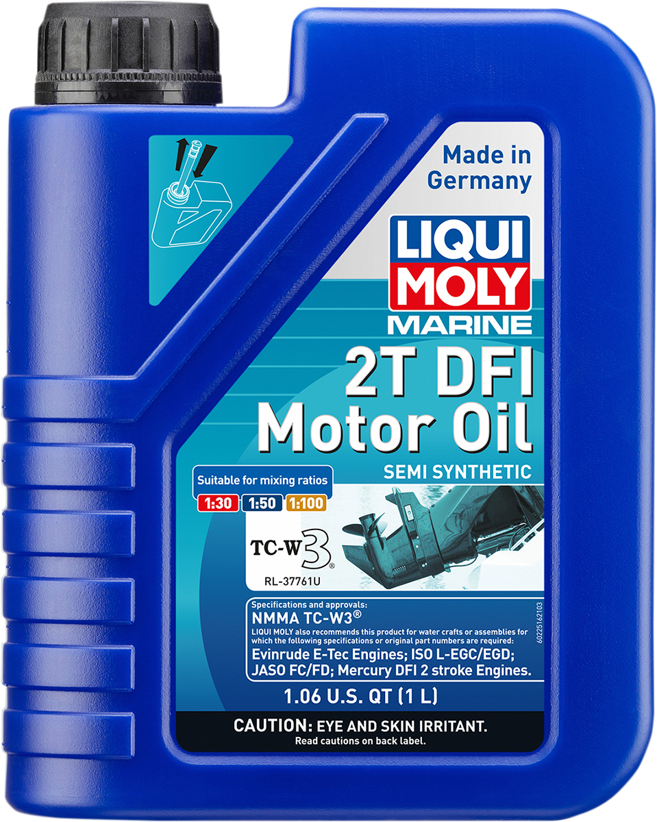 LIQUI MOLY Marine 2T DFI Motor Oil - 1 Liter 22516