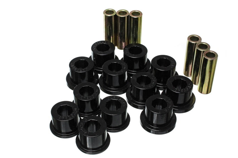 Energy Suspension Rear Leaf Spring Bushings for Toyota Tacoma (2005-2014) – Performance Polyurethane, Black Part Number 8.2116G