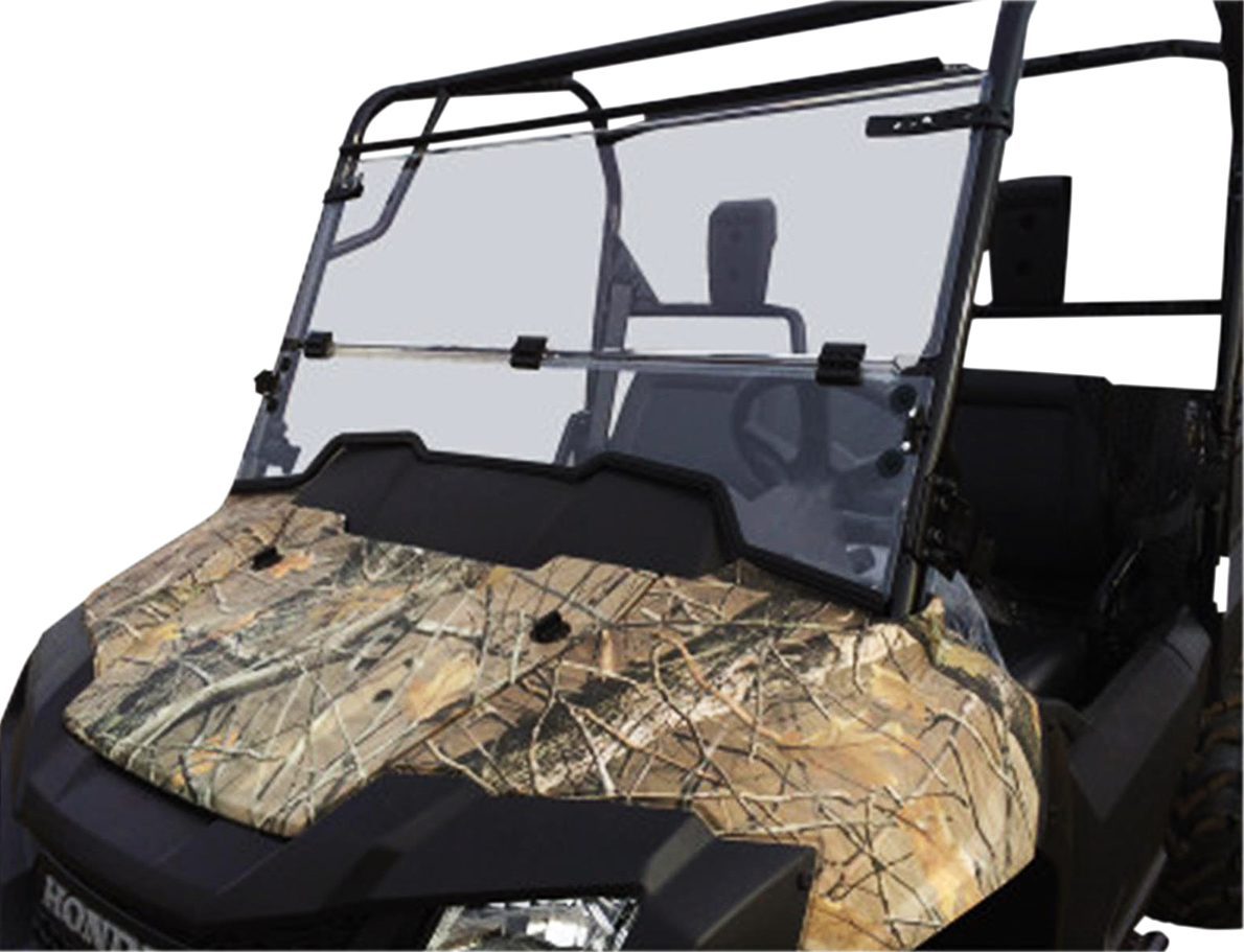 MOOSE Offroad Full Folding Windshield for Jeep Wrangler with Ventilation – Model LEMA100-0032