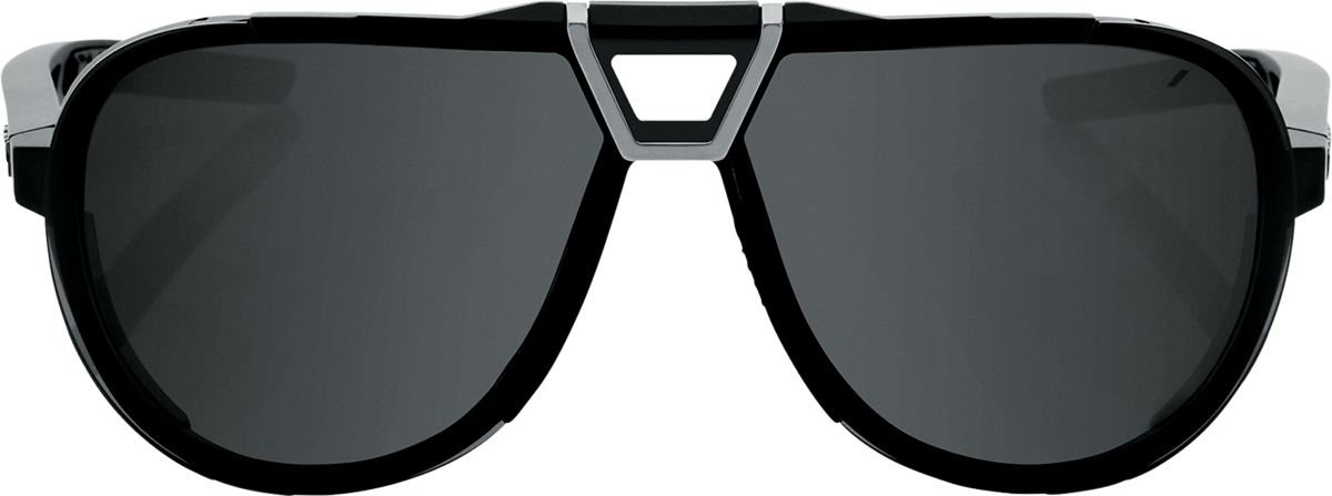 100% Westcraft Matte Black Sunglasses with Smoke Lens - Part 61046-102-01 for Off-Road, Mountain Biking, and Cycling