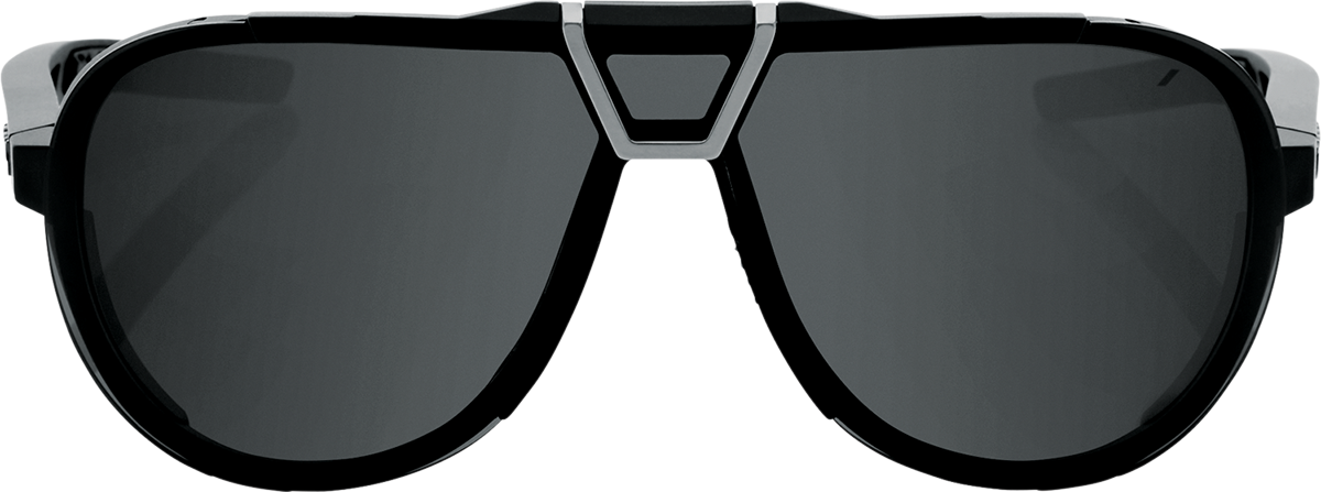100% Westcraft Matte Black Sunglasses with Smoke Lens - Part 61046-102-01 for Off-Road, Mountain Biking, and Cycling