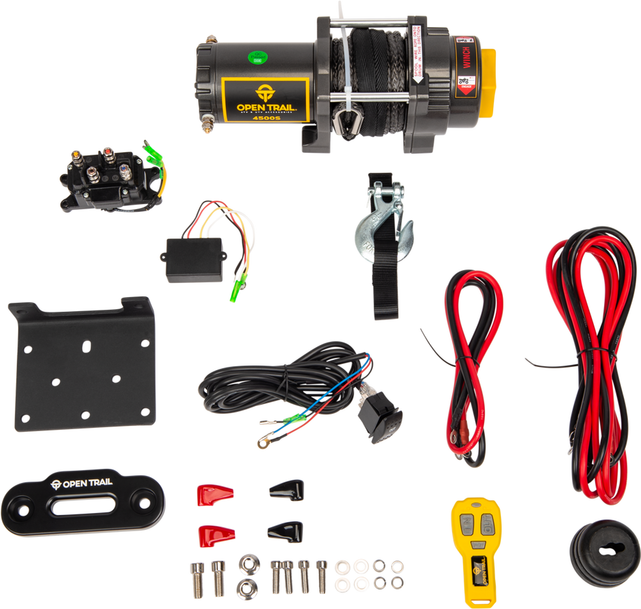 Open Trail 4500LB SYNTHETIC ROPE WINCH