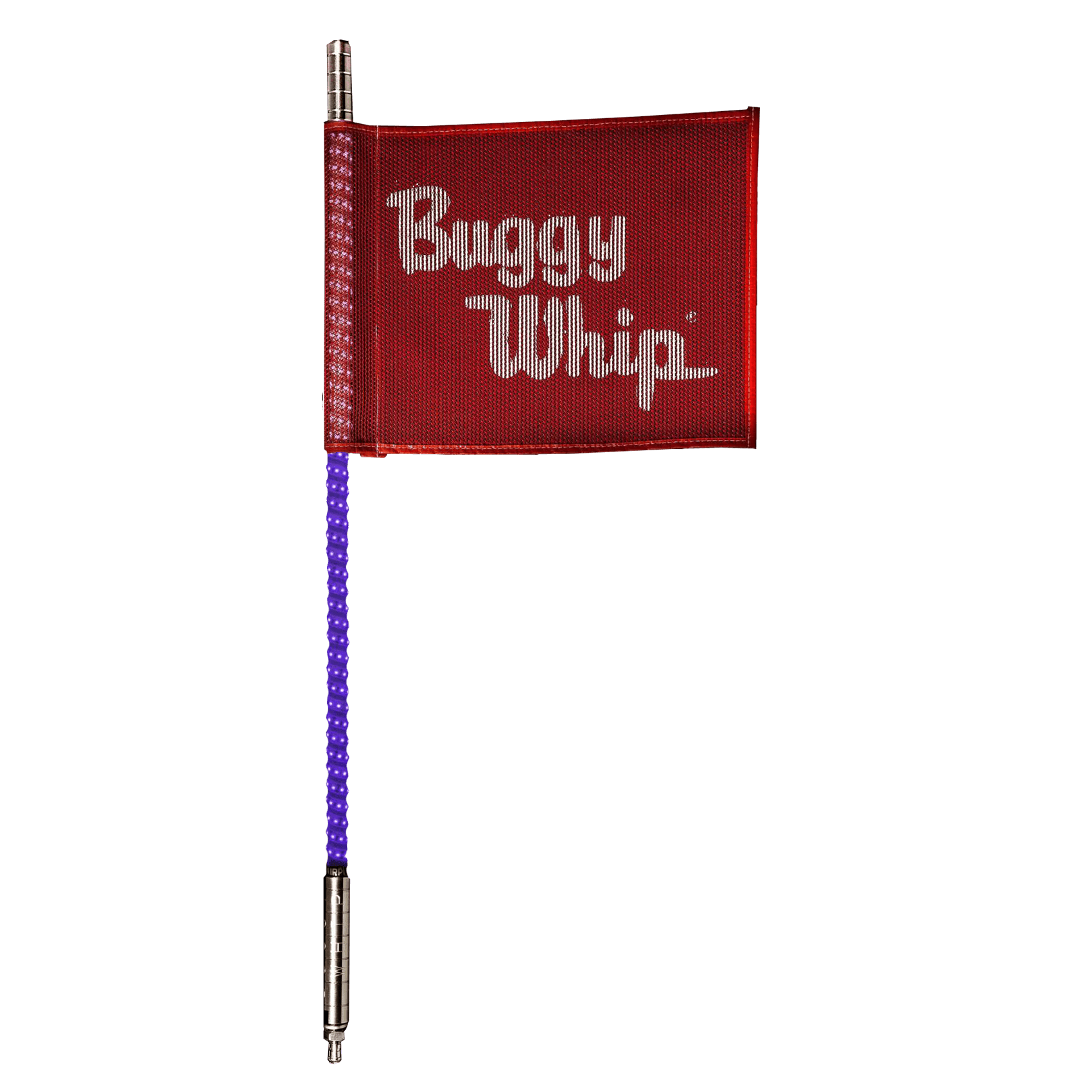 2' LED Whip with Flag | Buggy Whip