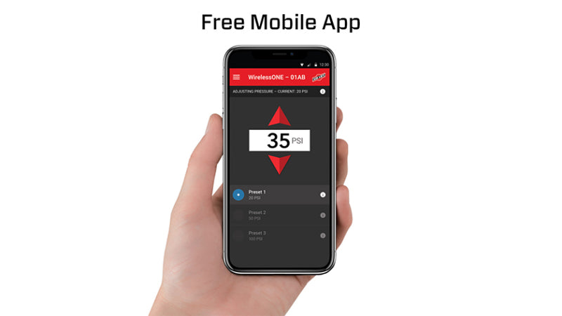 Air Lift WirelessOne Tank Kit with EZ Mount - All-in-One Air Spring Management System