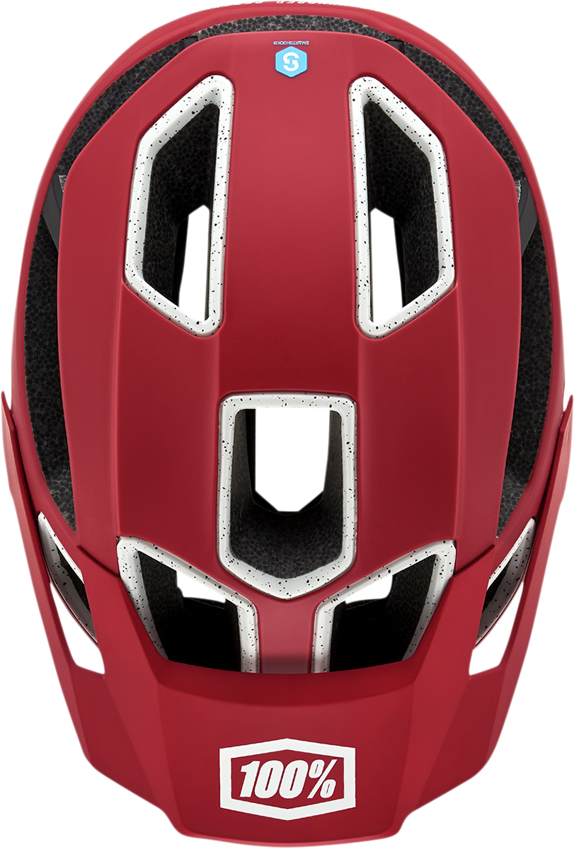 100% Altec Helmet with Fidlock Magnetic Buckle - Red, XS/S - CPSC/CE Certified, Vehicle Fitment for Off-Road and MTB Bikes