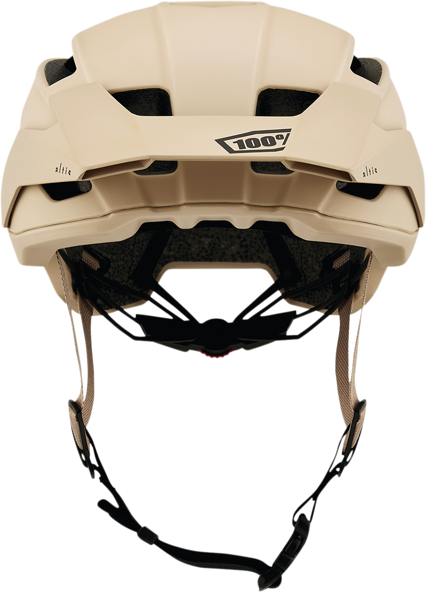 100% Altis Helmet C/E - Tan, Small/Medium Fit - High Density EPS Foam, Multi-Point Visor, and Ventilation System