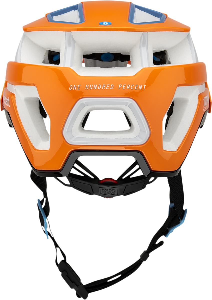 100% Altec Helmet with Fidlock SNAP Magnetic Buckle - Orange, Large/X-Large - CPSC/CE Certified