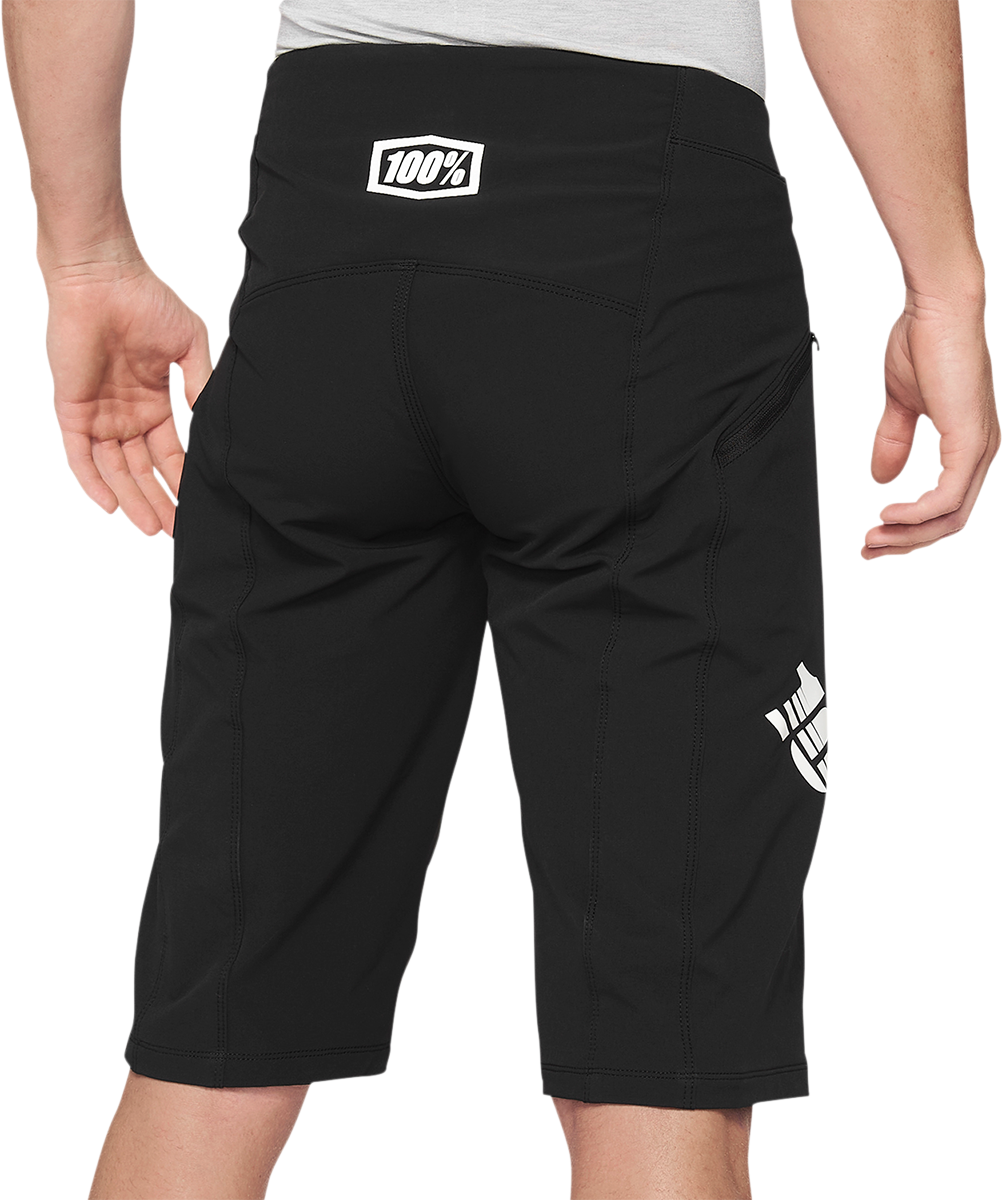100% R-Core X Shorts - Black - US 28 by 100% (Part No. 40002-00000) - Mountain Biking & Cycling