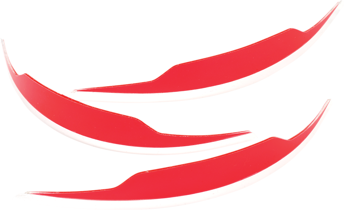 100% Accuri 2 and Strata 2 Forecast Junior Mud Flaps - 3 Pack, Part #59114-00001, Fits Various ATV and Dirt Bike Models