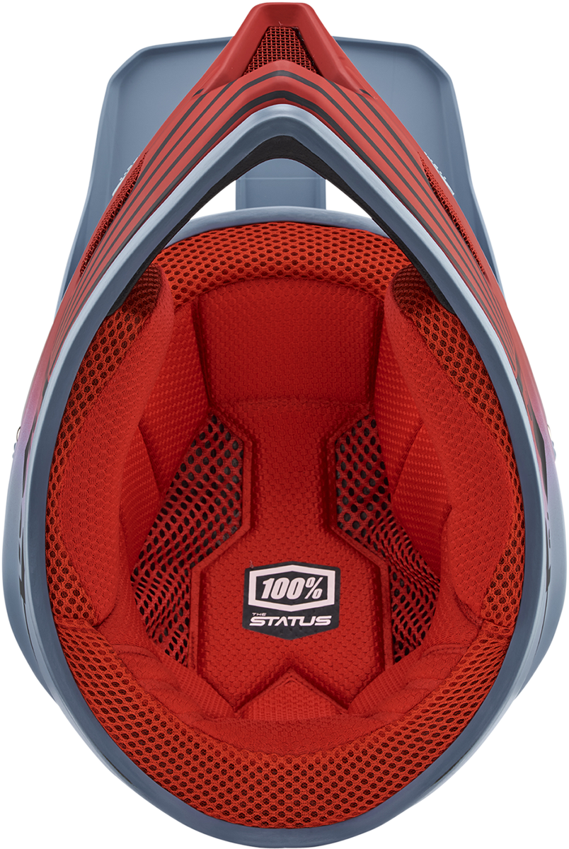 100% Status Helmet Caltec/Gray XS with Active Cooling System and Impact Protection