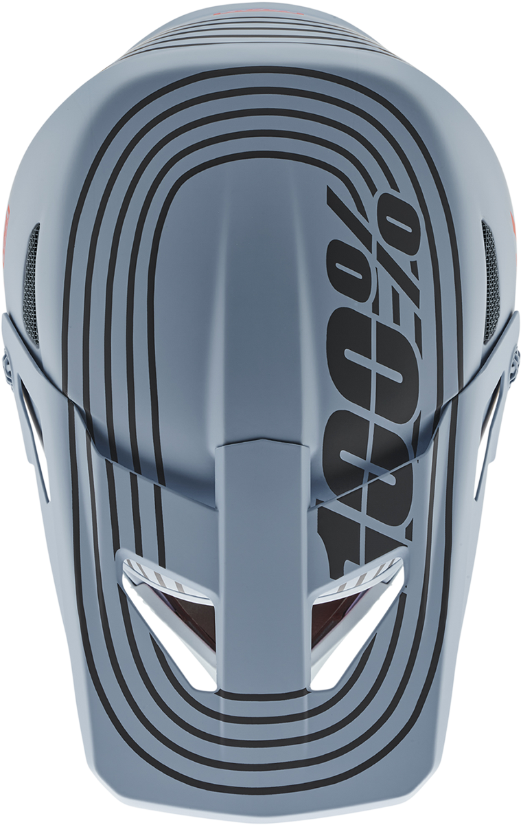 100% Status Helmet Caltec/Gray XL – Motorcycle Helmet with Active Cooling System, Composite Fiberglass Shell, and Adjustable Visor