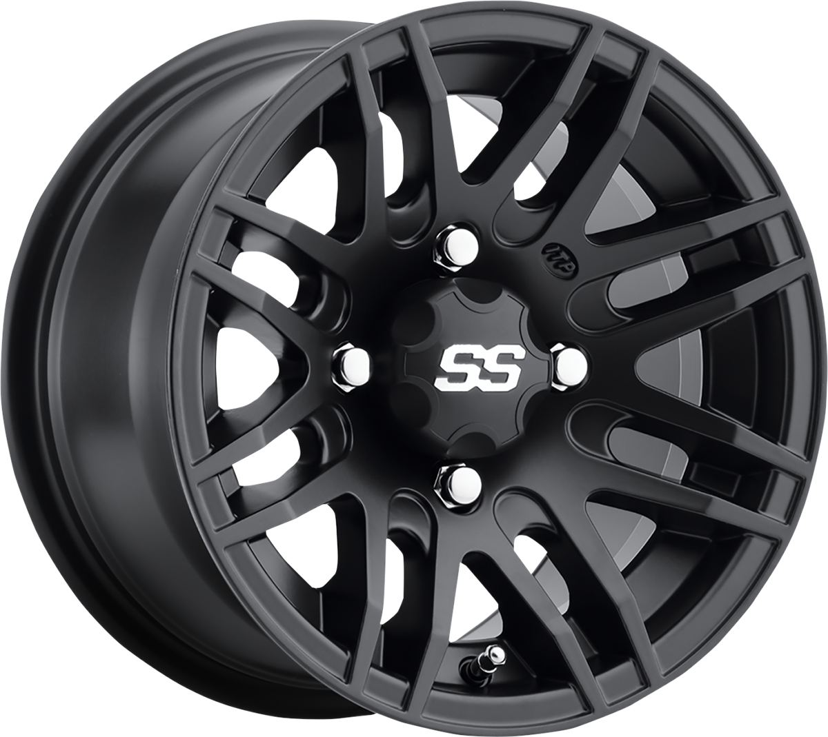 ITP Wheel - SS316 - Rear - Machined Black - 14x7 - 4/110 - 2+5 1428561536B