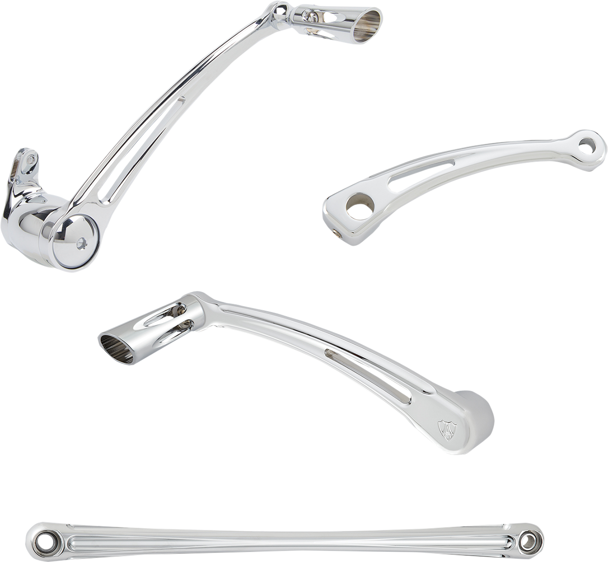 ARLEN NESS Deep Cut Foot Control Kit w/ Toe Shifter - Chrome 420-109