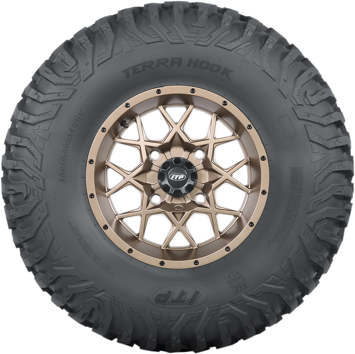 ITP Tire - Terra Hook - Front/Rear - 30x10R15 - 8 Ply 6P1436
